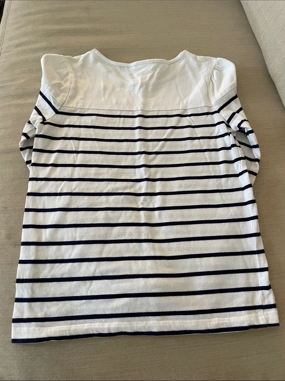 Gymboree Girls' Navy Stripe Long-Sleeve Top with Bow Accents